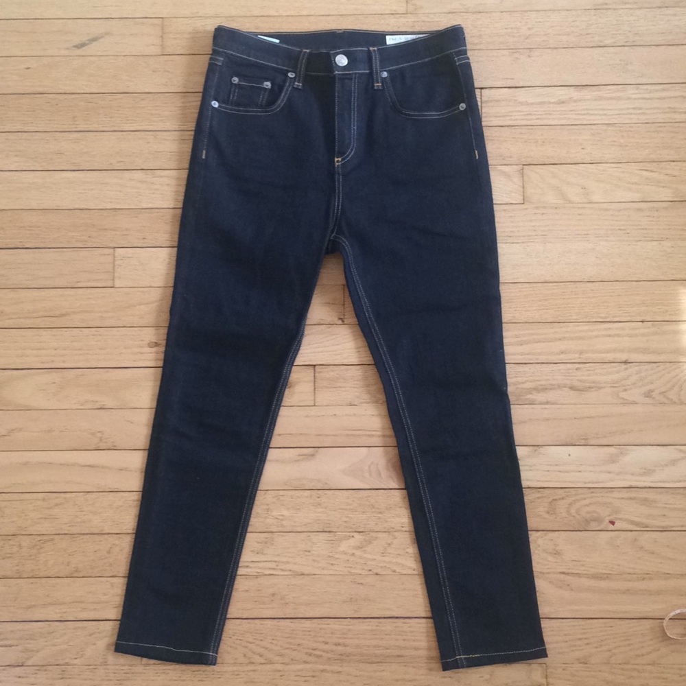Rag and Bone high waist 10" skinny jeans